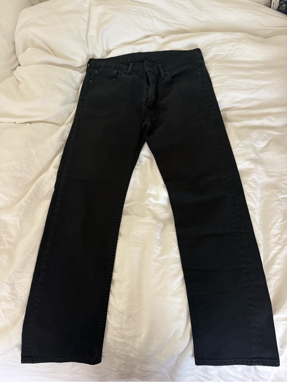 31x30 Black Levi’s Straight-Leg Jeans